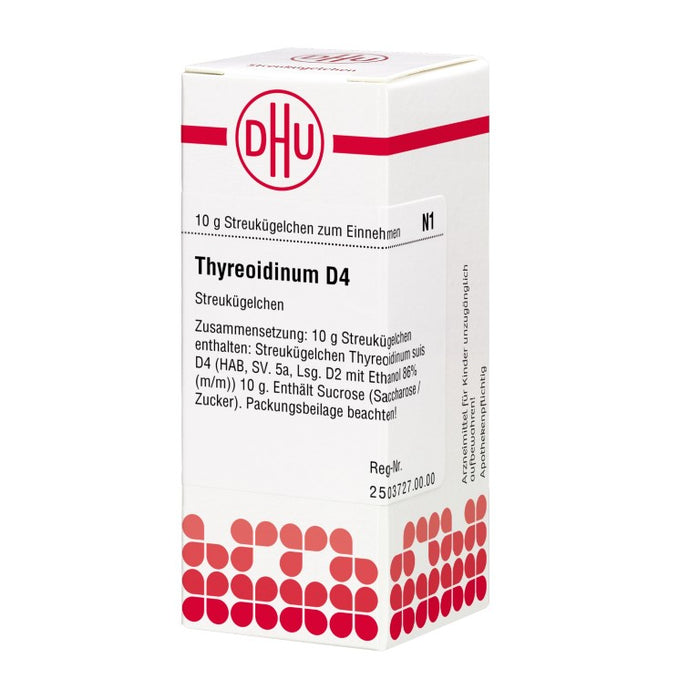 DHU Thyreoidinum D4 Streukügelchen, 10 g Globuli