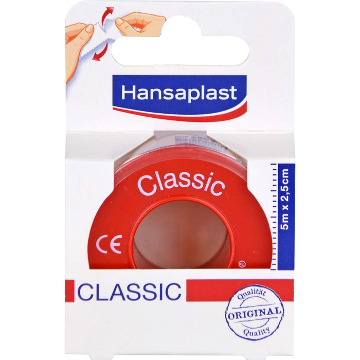 Hansaplast Classic Fixierpflaster 5 m x 2,5 cm, 1 St. Pflaster