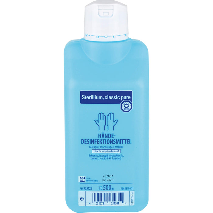 Sterillium classic pure Hände-Desinfektionsmittel, 500 ml Lösung