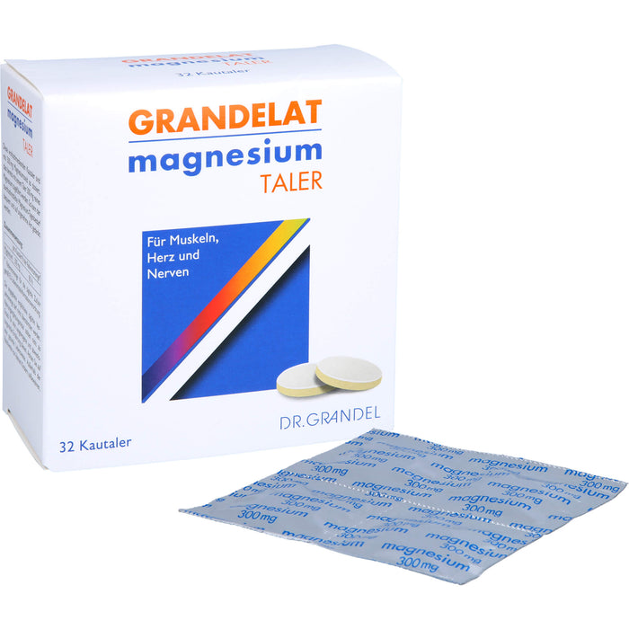 GRANDELAT Magnesium Taler 300 mg, 32 St. Tabletten