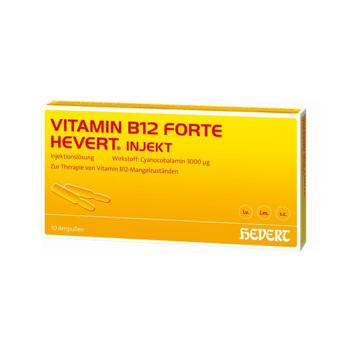 Vitamin B12 forte Hevert injekt Ampullen, 10 St. Ampullen