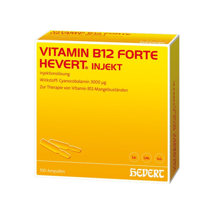 Vitamin B12 forte Hevert injekt Ampullen, 100 St. Ampullen