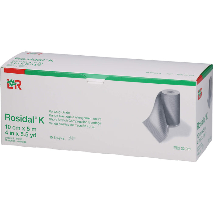 Rosidal K Kurzzugbinde 10cmx5m, 10 St BIN