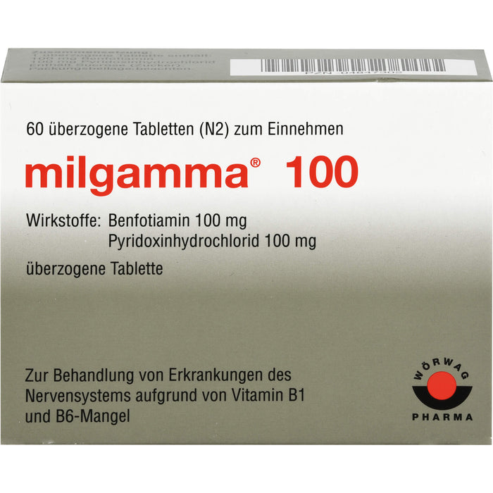 milgamma 100 überzogene Tabletten, 60 St. Tabletten