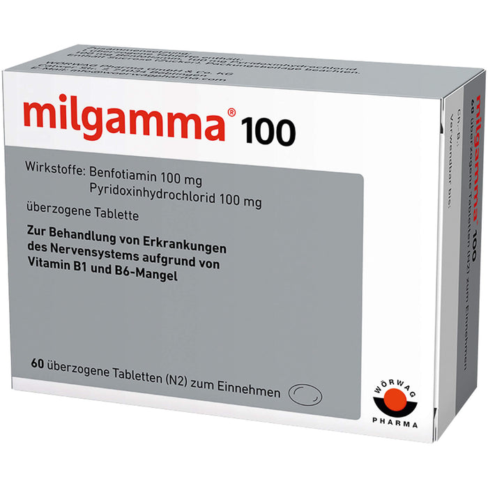 milgamma 100 überzogene Tabletten, 60 St. Tabletten