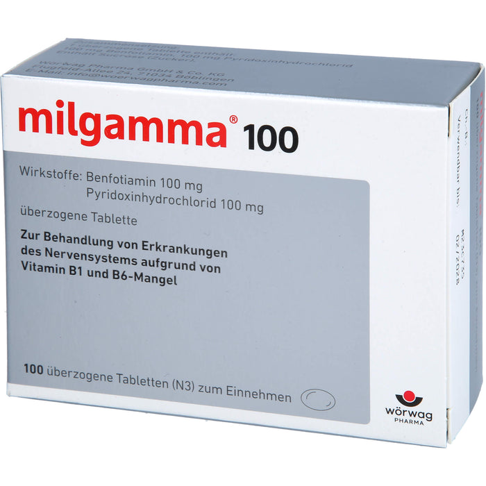 milgamma 100, überzogene Tablette, 100 St UTA