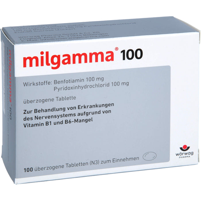 milgamma 100, überzogene Tablette, 100 St UTA