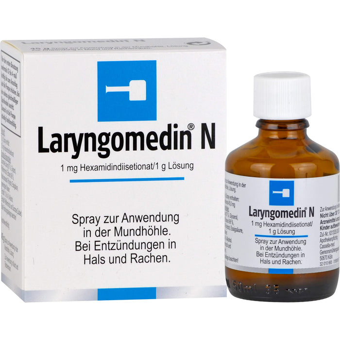Laryngomedin N Spray bei Entzündungen in Hals und Rachen, 45 g Lösung