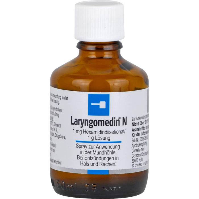 Laryngomedin N Spray bei Entzündungen in Hals und Rachen, 45 g Lösung
