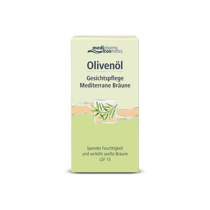 medipharma cosmetics Olivenöl Gesichtspflege mediterrane Bräune, 50 ml Creme
