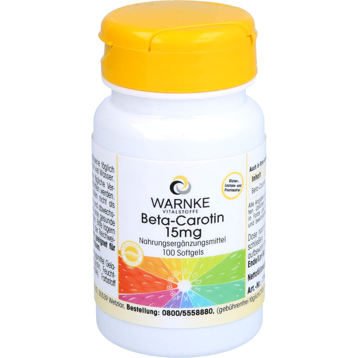 Warnke Beta-Carotin 15 mg Kapseln, 100 St. Kapseln