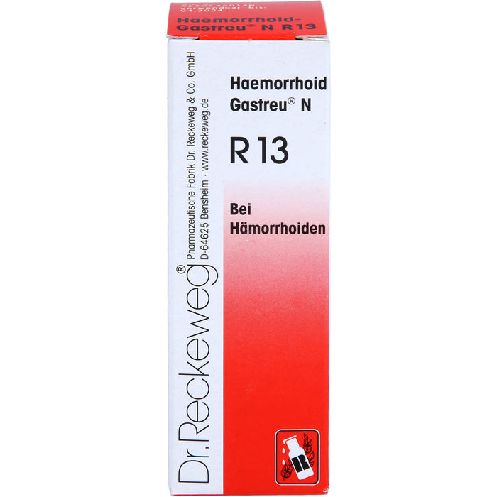 Haemorrhoid-Gastreu N R13 Tropfen bei Hämorrhoiden, 22 ml Lösung