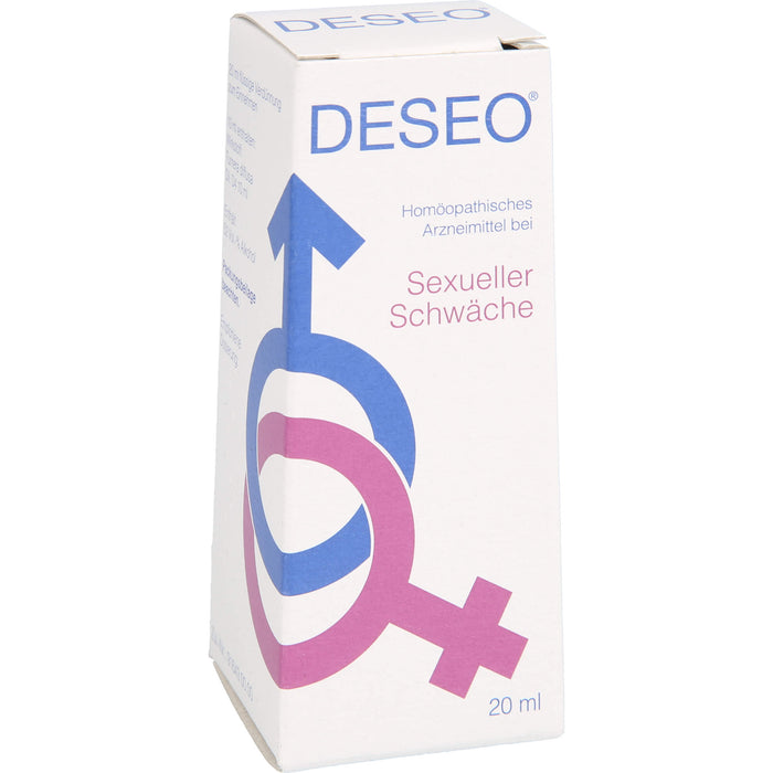DESEO flüssige Verdünnung bei sexueller Schwäche, 20 ml Lösung