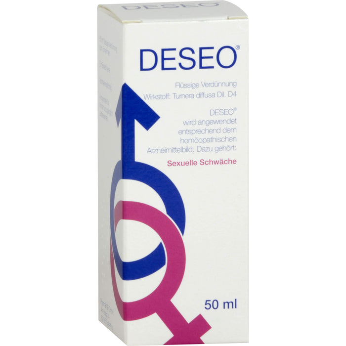 DESEO flüssige Verdünnung bei sexueller Schwäche, 50 ml Lösung