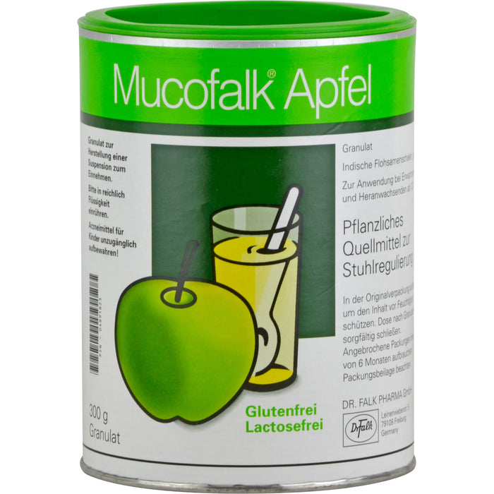 Mucofalk Apfel Granulat Quellmittel zur Stuhlregulierung, 300 g Pulver