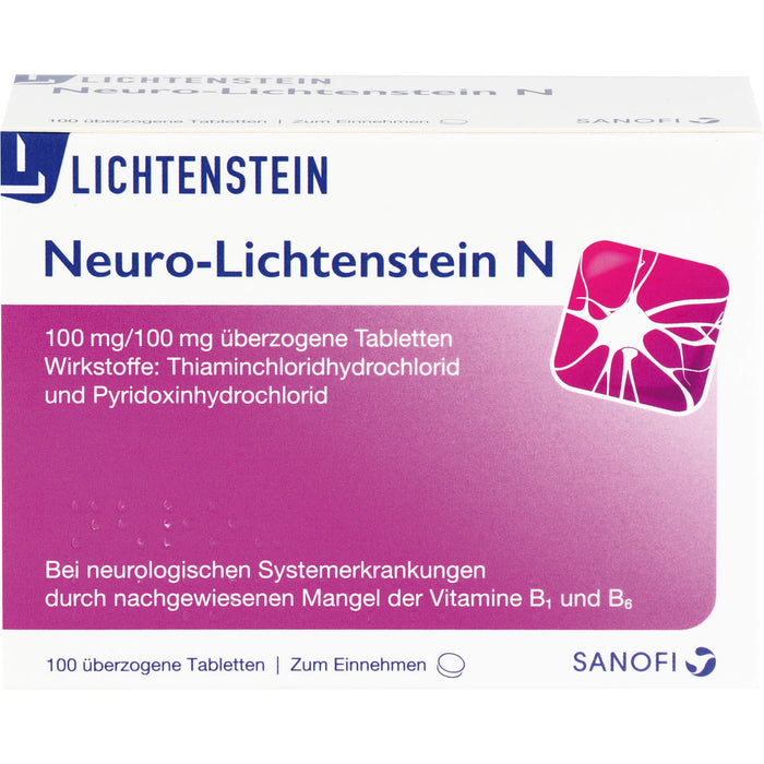 Zentiva Neuro-Lichtenstein N überzogene Tabletten, 100 St. Tabletten