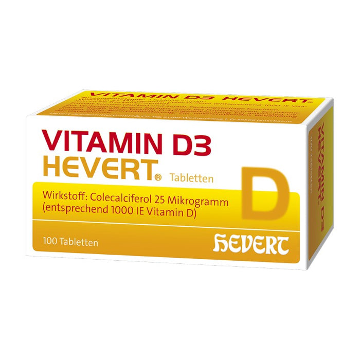 Vitamin D3 Hevert 1000 I.E. Tabletten, 100 St. Tabletten