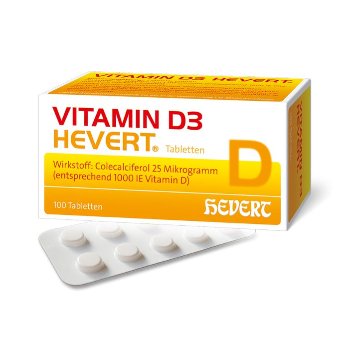 Vitamin D3 Hevert 1000 I.E. Tabletten, 100 St. Tabletten