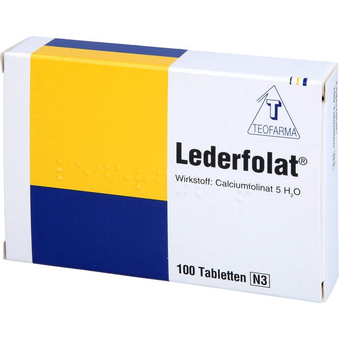 Lederfolat 6,35 mg Tabletten, 100 St. Tabletten