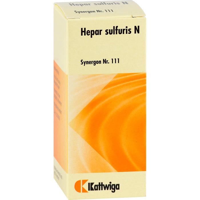 Kattwiga Synergon Nr. 111 Hepar sulfuris N Tabletten, 100 St. Tabletten