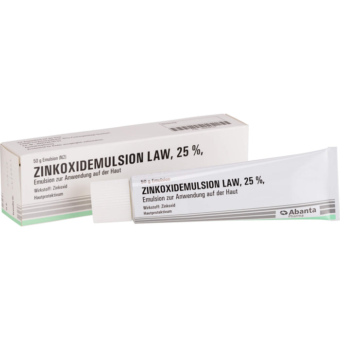 Zinkoxidemulsion LAW 25 % Hautprotektivum, 50 g Lösung