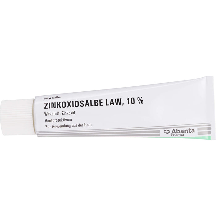 Abanta Pharma Zinkoxidsalbe LAW 10 % Hautprotektivum, 50 g Salbe