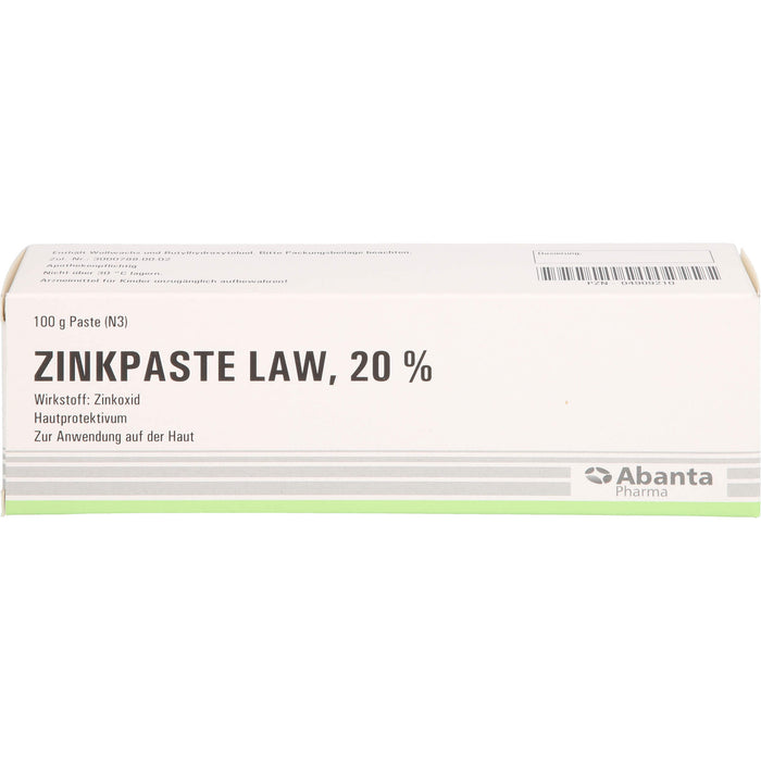 RIEMSER Zinkpaste LAW 20 % Hautprotektivum, 100 g Paste