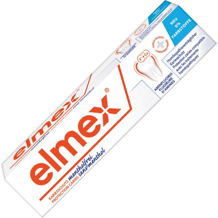 elmex Kariesschutz mentholfrei Zahnpasta, 75 ml Zahncreme