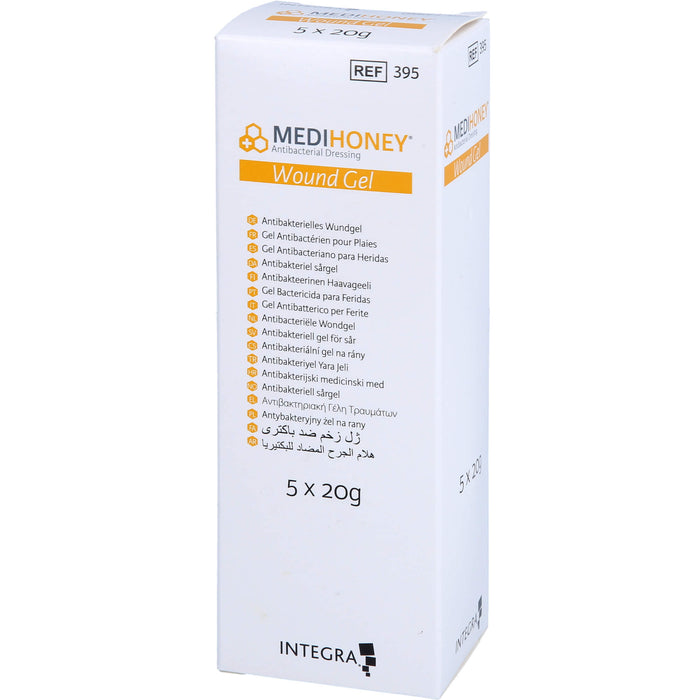 MEDIHONEY antibakterielles Wundgel, 5X20 g GEL