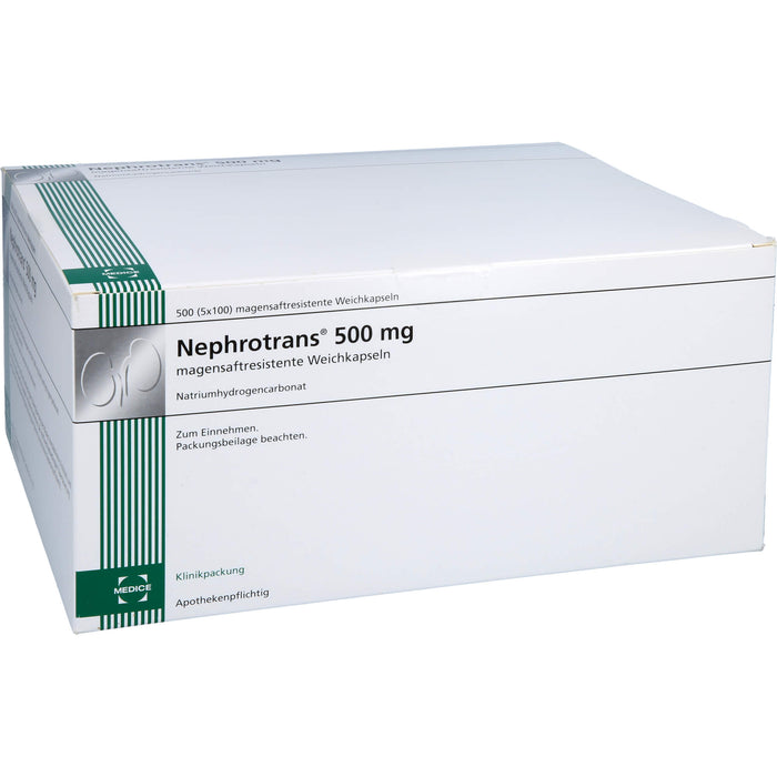 Nephrotrans 500 mg magensaftresistente Weichkapseln, 5X100 St KMR