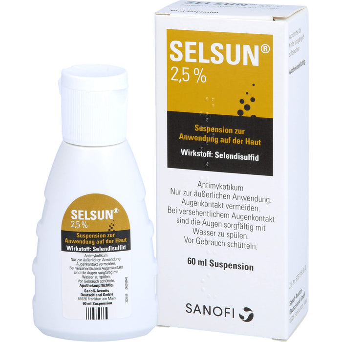 SELSUN 2,5 %, Suspension zur Anwendung auf der Haut, 60 ml Lösung