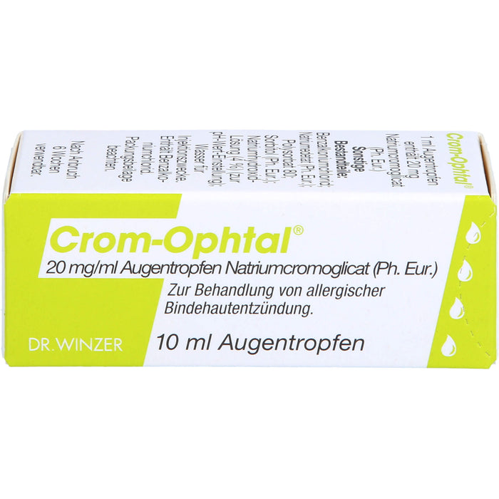 Crom-Ophtal, 20 mg/ml Augentropfen, Lösung, 10 ml Lösung