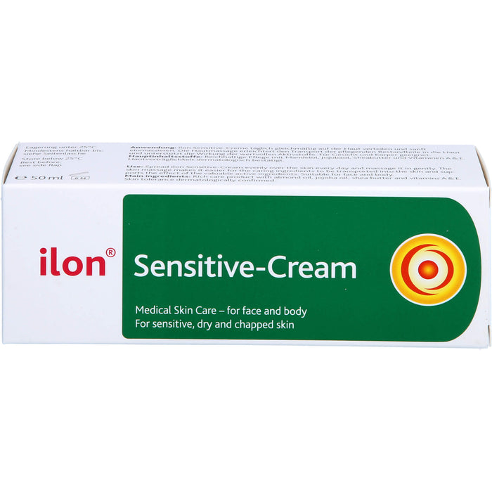 ilon Sensitive-Creme für trockene und rissige Haut, 50 ml Creme