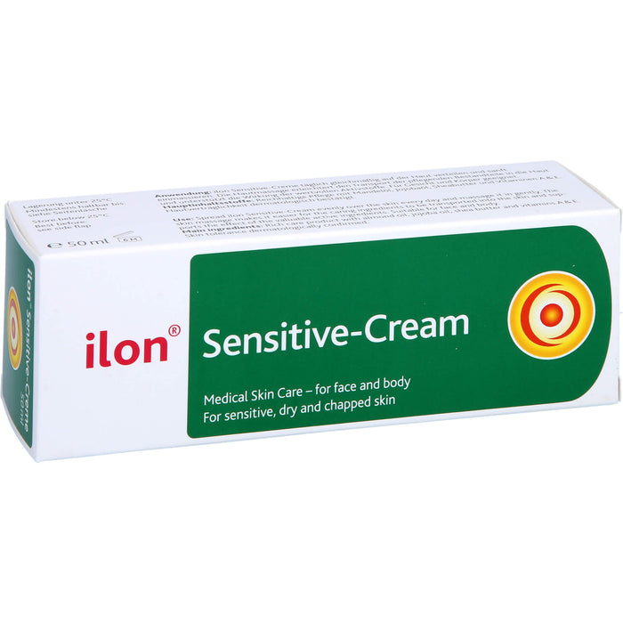 ilon Sensitive-Creme für trockene und rissige Haut, 50 ml Creme