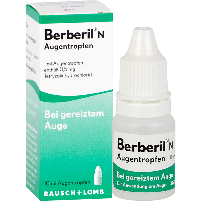 Berberil N Augentropfen bei gereizten Augen, 10 ml Lösung