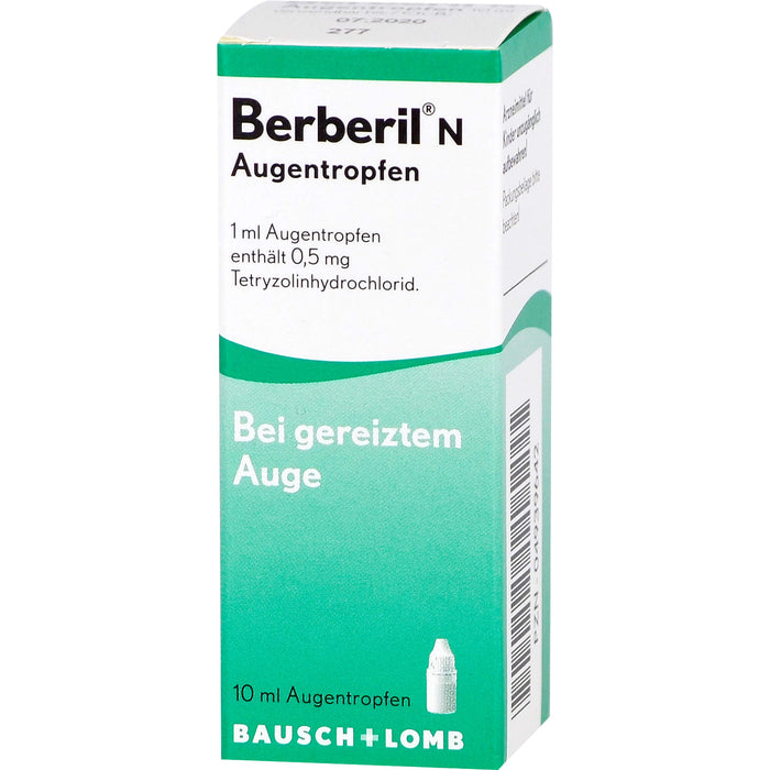 Berberil N Augentropfen bei gereizten Augen, 10 ml Lösung