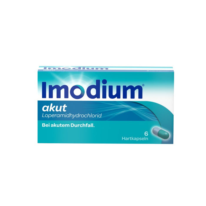 Imodium akut Hartkapseln bei akutem Durchfall, 6 St. Kapseln