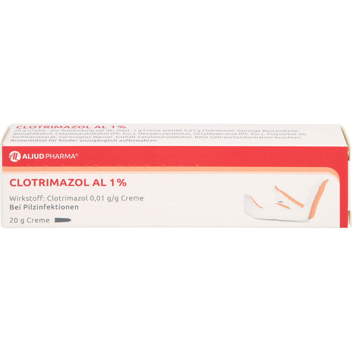 Clotrimazol AL 1 % Creme bei Pilzinfektionen, 20 g Creme