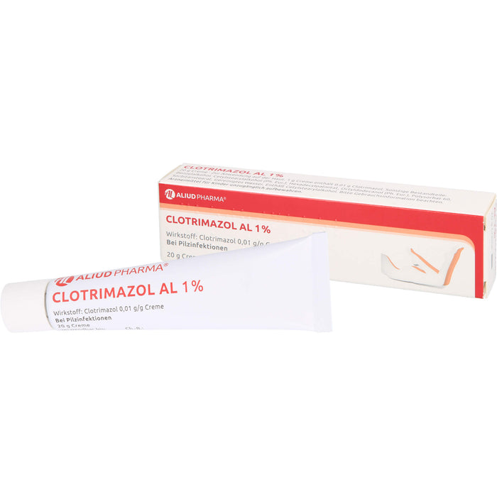 Clotrimazol AL 1 % Creme bei Pilzinfektionen, 20 g Creme