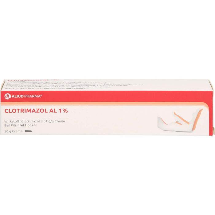 Clotrimazol AL 1 % Creme bei Pilzinfektionen, 50 g Creme