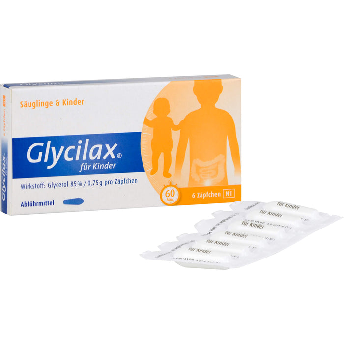 Glycilax für Kinder Abführmittel Zäpfchen, 5 St. Zäpfchen