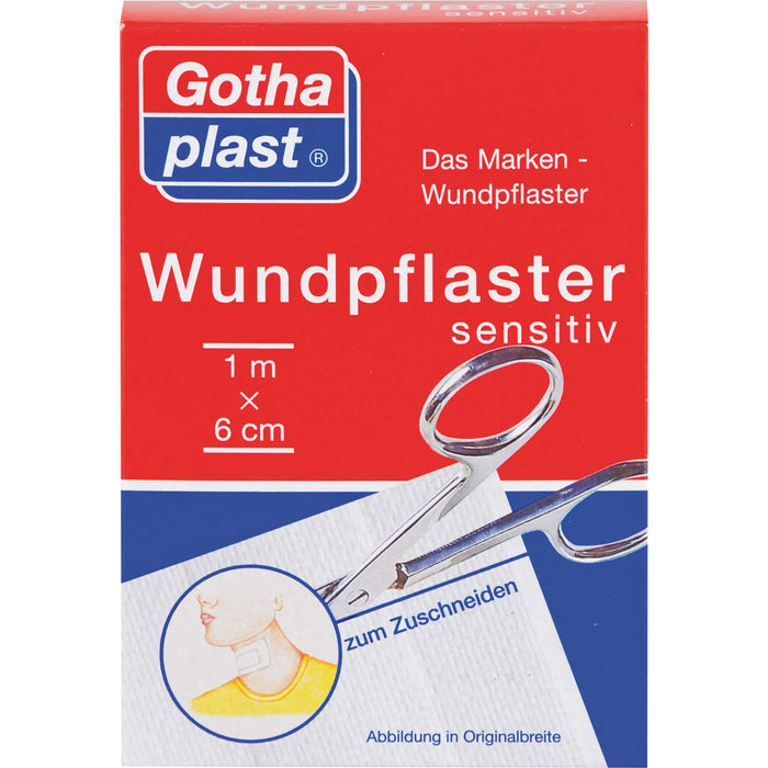 Gothaplast Wundpflaster sensitiv 1 m x 6 cm, 1 St. Pflaster