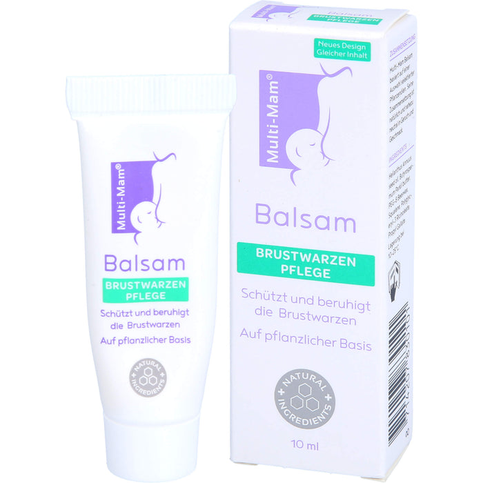 Multi-Mam Balsam zur intensiven Pflege besonders empfindlicher und irritierter Brustwarzen, 10 ml Balsam