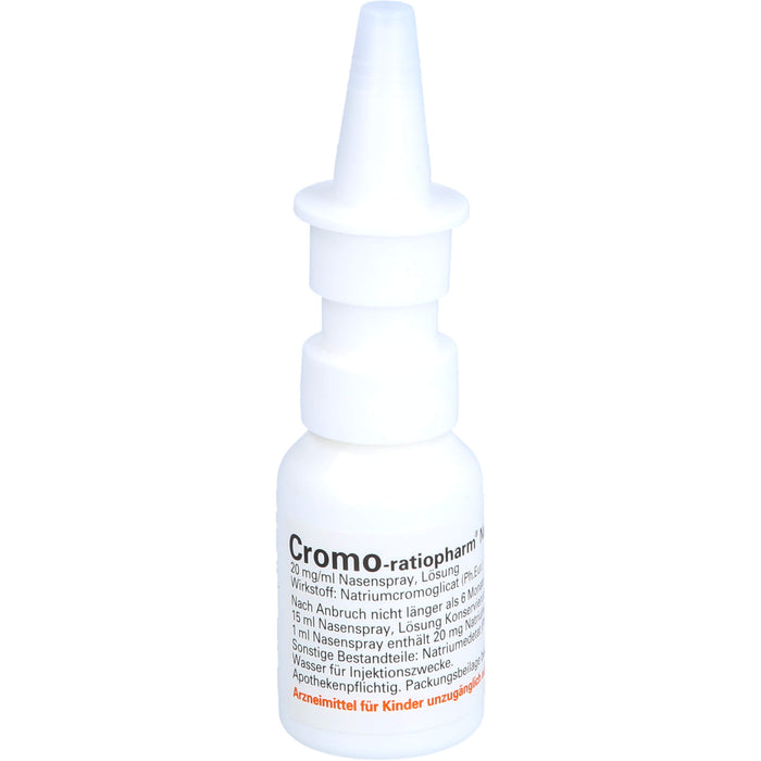 Cromo-ratiopharm Nasenspray Antiallergikum, 15 ml Lösung