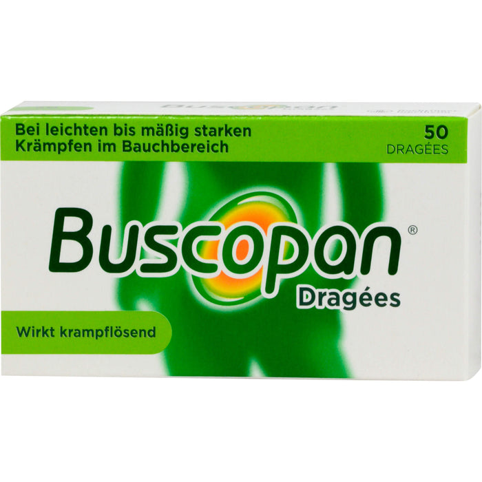 Buscopan kohlpharm Dragées 10 mg, 50 St. Tabletten