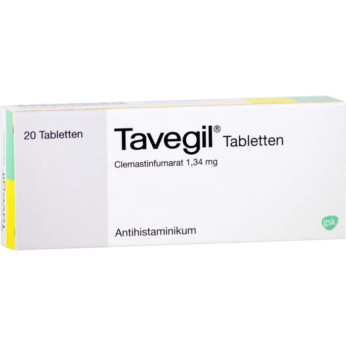 Tavegil 1 mg Tabletten Reimport Kohlpharma, 20 St. Tabletten