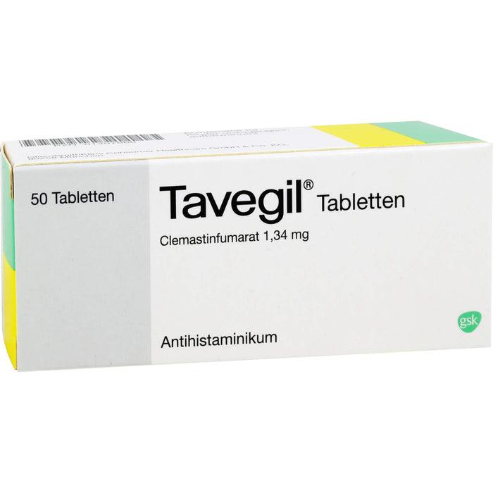 Tavegil Tabletten Antihistaminikum Reimport Kohlpharma, 50 St. Tabletten