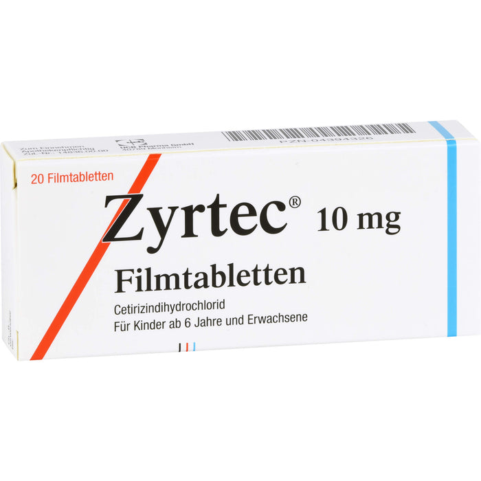 ZYRTEC Filmtabletten Antiallergikum, 20 St. Tabletten
