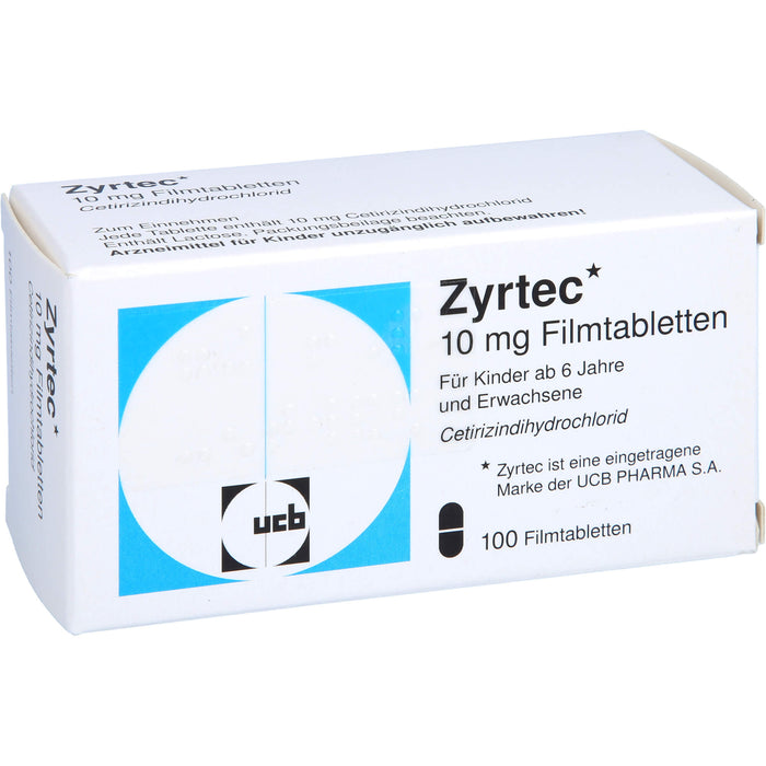 Zyrtec 10 mg kohlpharma Filmtabletten, 100 St FTA