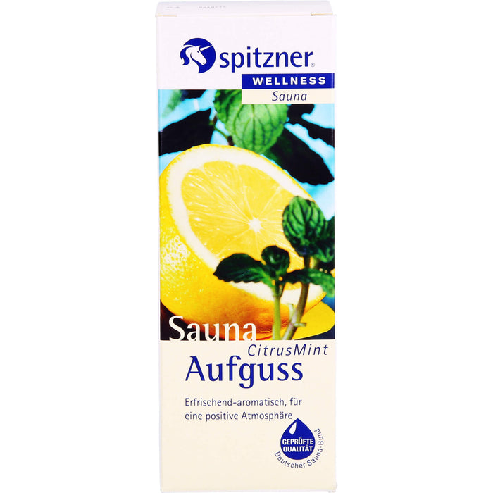 Spitzner Wellness Saunaaufguss Citrus Mint, 190 ml Konzentrat